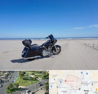 اجاره موتور سیکلت در شاهین ویلا کرج