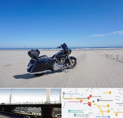 اجاره موتور سیکلت در پارک وی 