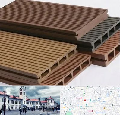 فروش چوب پلاست در میدان شهرداری رشت