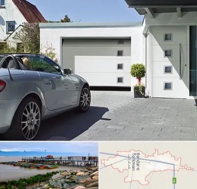 درب اتوماتیک پارکینگ در بندر ترکمن