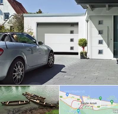 درب اتوماتیک پارکینگ در بندر انزلی