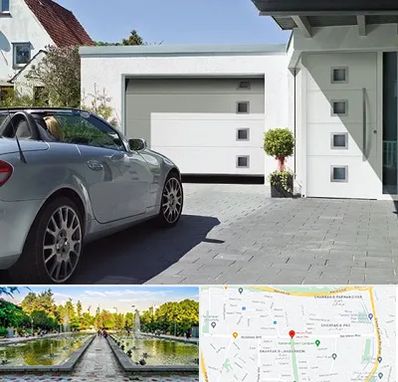 درب اتوماتیک پارکینگ در سرسبز 