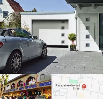 درب اتوماتیک پارکینگ در 15 خرداد
