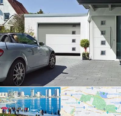 درب اتوماتیک پارکینگ در چیتگر 