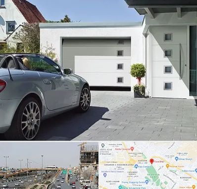 درب اتوماتیک پارکینگ در بلوار توس مشهد 