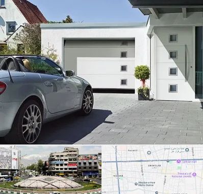 درب اتوماتیک پارکینگ در مرکز تهران