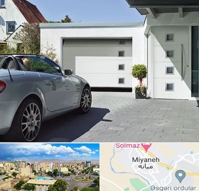 درب اتوماتیک پارکینگ در میانه