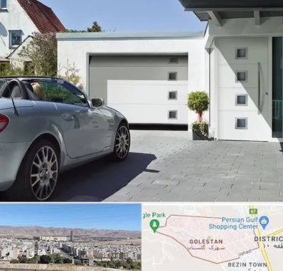 درب اتوماتیک پارکینگ در شهرک گلستان شیراز