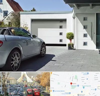 درب اتوماتیک پارکینگ در خیابان آزادی 