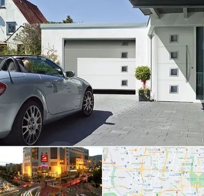 درب اتوماتیک پارکینگ در جنت آباد تهران 