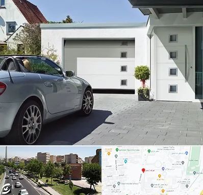 درب اتوماتیک پارکینگ در شهرک آزمایش 