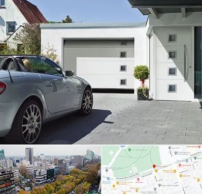 درب اتوماتیک پارکینگ در بلوار کشاورز 