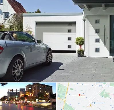 درب اتوماتیک پارکینگ در بلوار سجاد مشهد 