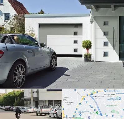 درب اتوماتیک پارکینگ در قدوسی شرقی شیراز