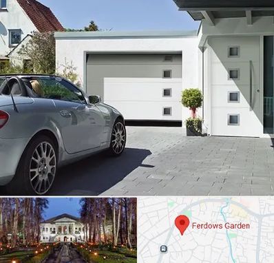 درب اتوماتیک پارکینگ در باغ فردوس