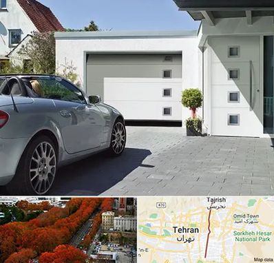 درب اتوماتیک پارکینگ در ولیعصر 
