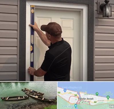 نصب درب برقی در بندر انزلی