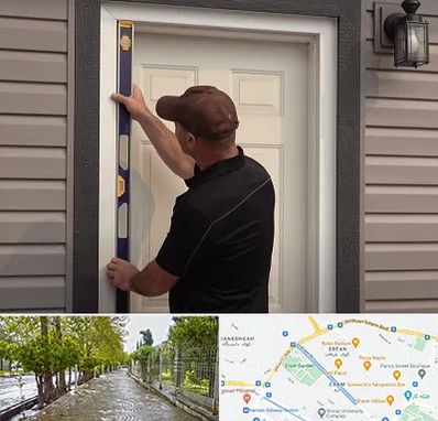 نصب درب برقی در خیابان ارم شیراز