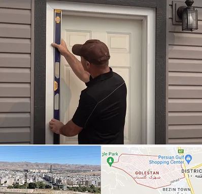 نصب درب برقی در شهرک گلستان شیراز