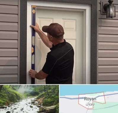 نصب درب برقی در رویان