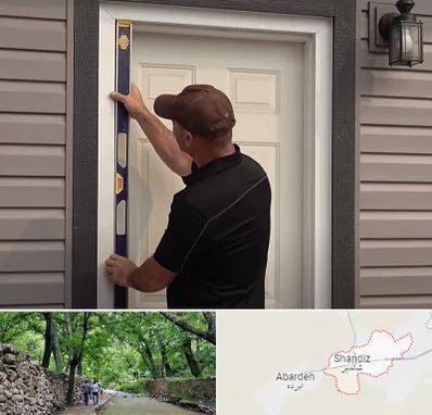 نصب درب برقی در شاندیز مشهد