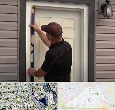 نصب درب برقی در قاسم آباد مشهد 