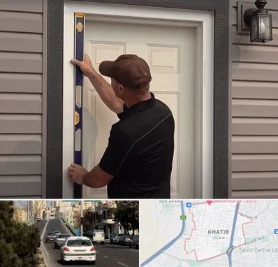 نصب درب برقی در خطیب تبریز