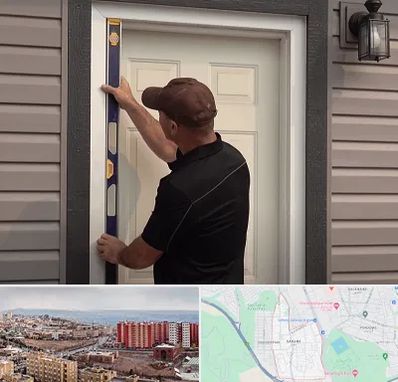 نصب درب برقی در سهند تبریز