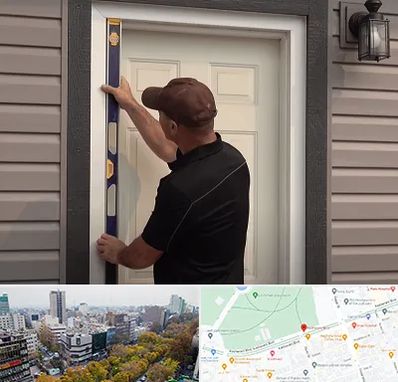 نصب درب برقی در بلوار کشاورز 