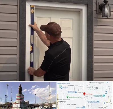 نصب درب برقی در کارگر جنوبی 