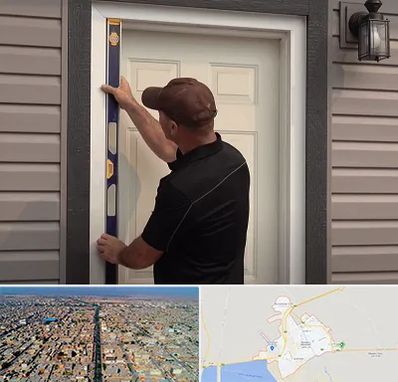 نصب درب برقی در بندر ماهشهر