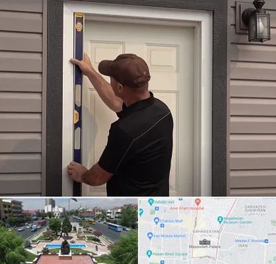 نصب درب برقی در بهارستان 