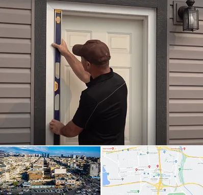 نصب درب برقی در شهرک راه آهن