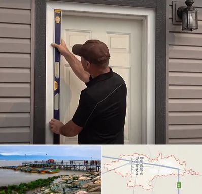نصب درب برقی در بندر ترکمن