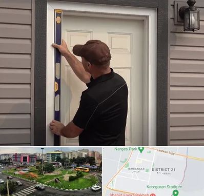 نصب درب برقی در تهرانسر 