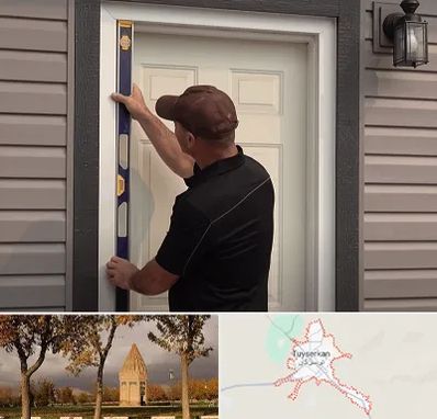 نصب درب برقی در تویسرکان