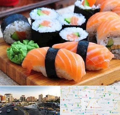 سوشی در منطقه 7 تهران 
