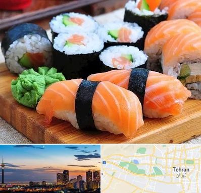 سوشی در غرب تهران 