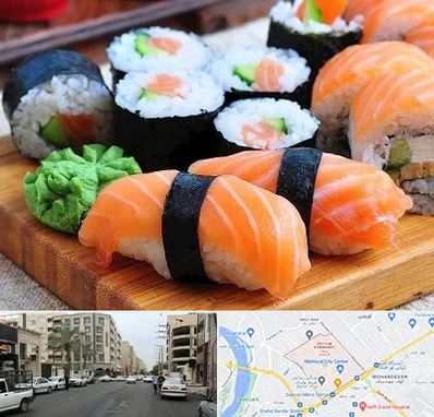 سوشی در زیتون کارمندی اهواز