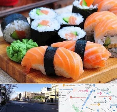 سوشی در خیابان ملاصدرا شیراز