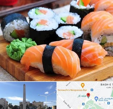 سوشی در فلکه گاز شیراز