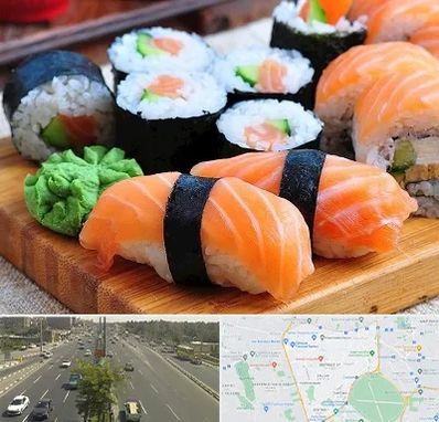 سوشی در منطقه 17 تهران 