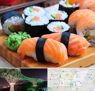 سوشی در منطقه 3 تهران 