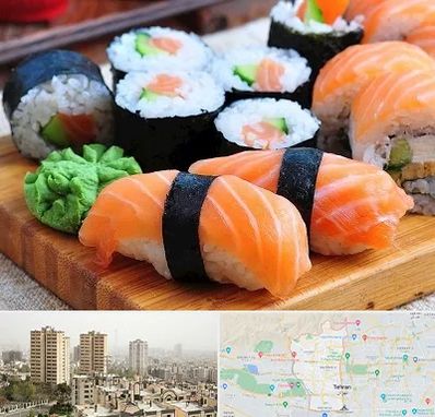سوشی در منطقه 5 تهران 