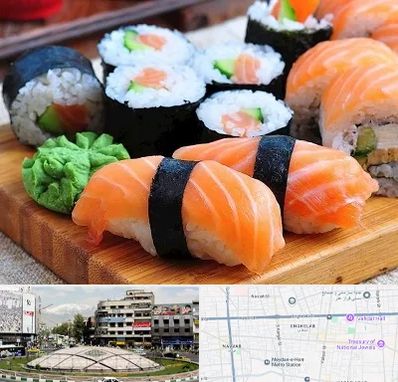 سوشی در مرکز تهران