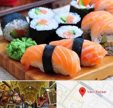 سوشی در بازار وکیل شیراز