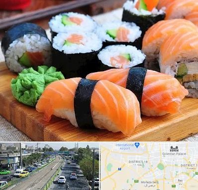سوشی در جنوب تهران 