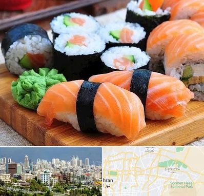 سوشی در شرق تهران 