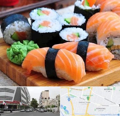 سوشی در بلوار فردوس 