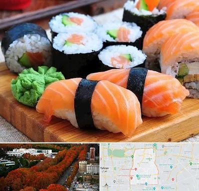 سوشی در منطقه 6 تهران 